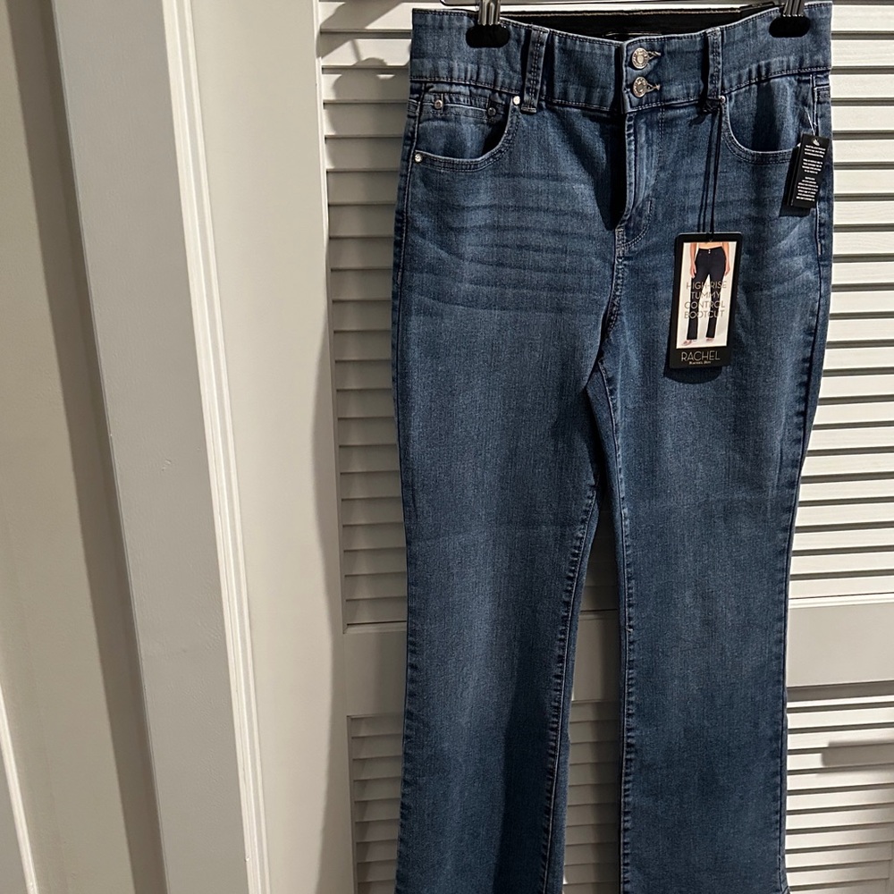 NWT RACHEL Rachel Roy Inspired High Rise Tummy Control Bootcut Five Pocket Jeans